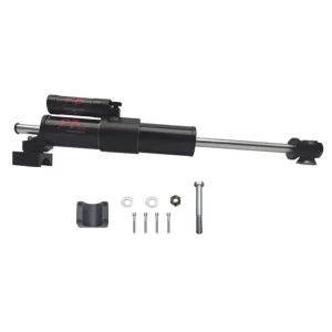 2007-2018 Jeep Wrangler JK Steering Stabilizer Kit with Gas Cylinders/9 Clicks Of Damping Adjustment Auto Steering Parts