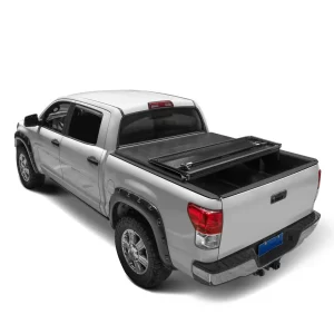 Hard Aluminum Tri Fold Tonneau Cover For Pick Up Truck Bed Chevy GMC GM Dodge Nissan Toyota Ford Honda