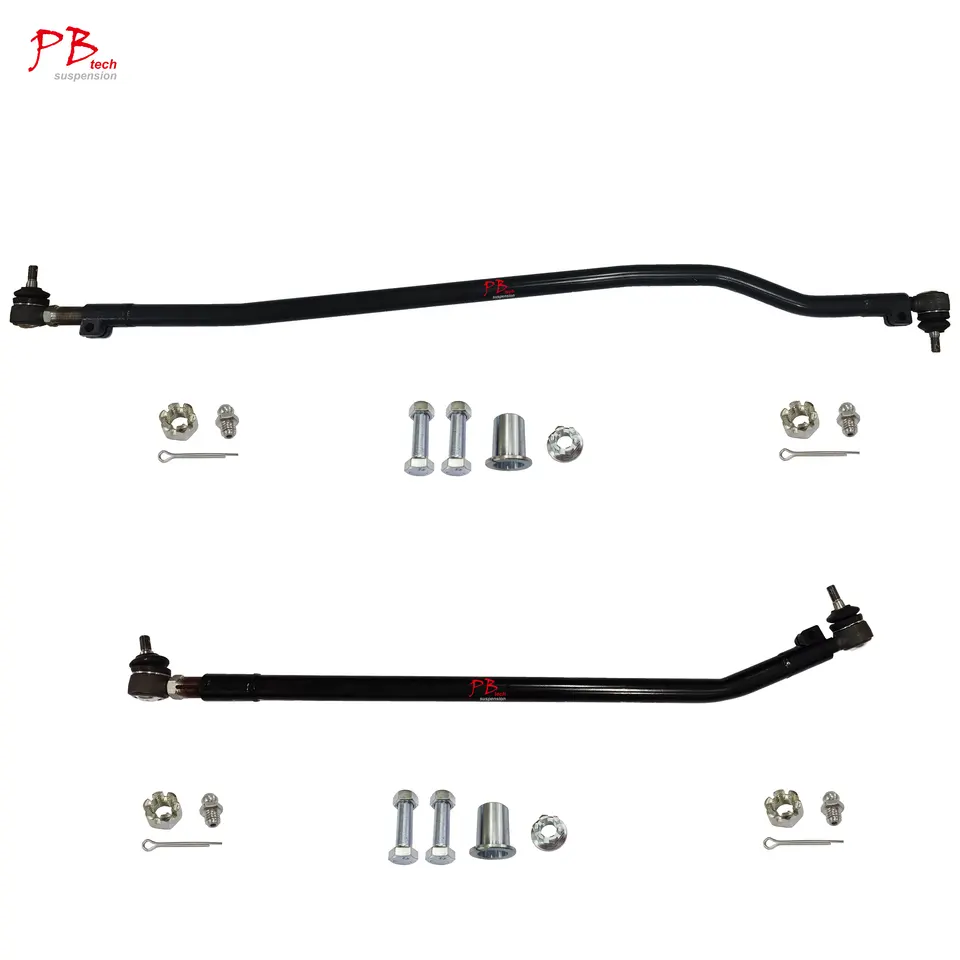 thumbnail image 2 of 8-Piece Front Inner & Outer Tie Rod Ends + Ball Joints Fit 2007-2018 Jeep Wrangler JK – Greasable, Alloy Steel, Bolt-On 2 of 5