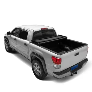 Pickup Soft Vinyl Tri Fold Tonneau Cover for Truck Bed Chevy GMC GM Dodge Nissan Toyota Ford Honda