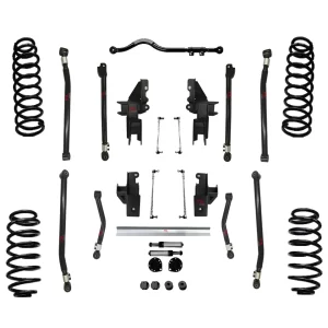 Front and Rear Track Bar +Sway bar Link +dual rate Coil Springs + Long Control Arm 3.5'' Suspension Lift Kit For 2018-UP Jeep Wrangler JL