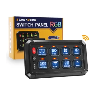 GHS - 8 Gang Wireless Control Switch Panel Circuit Control Box