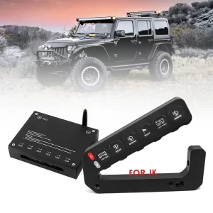 GHS - 6 Gang Wireless Control Switch Panel Circuit Control Box for Jeep Wrangler JK