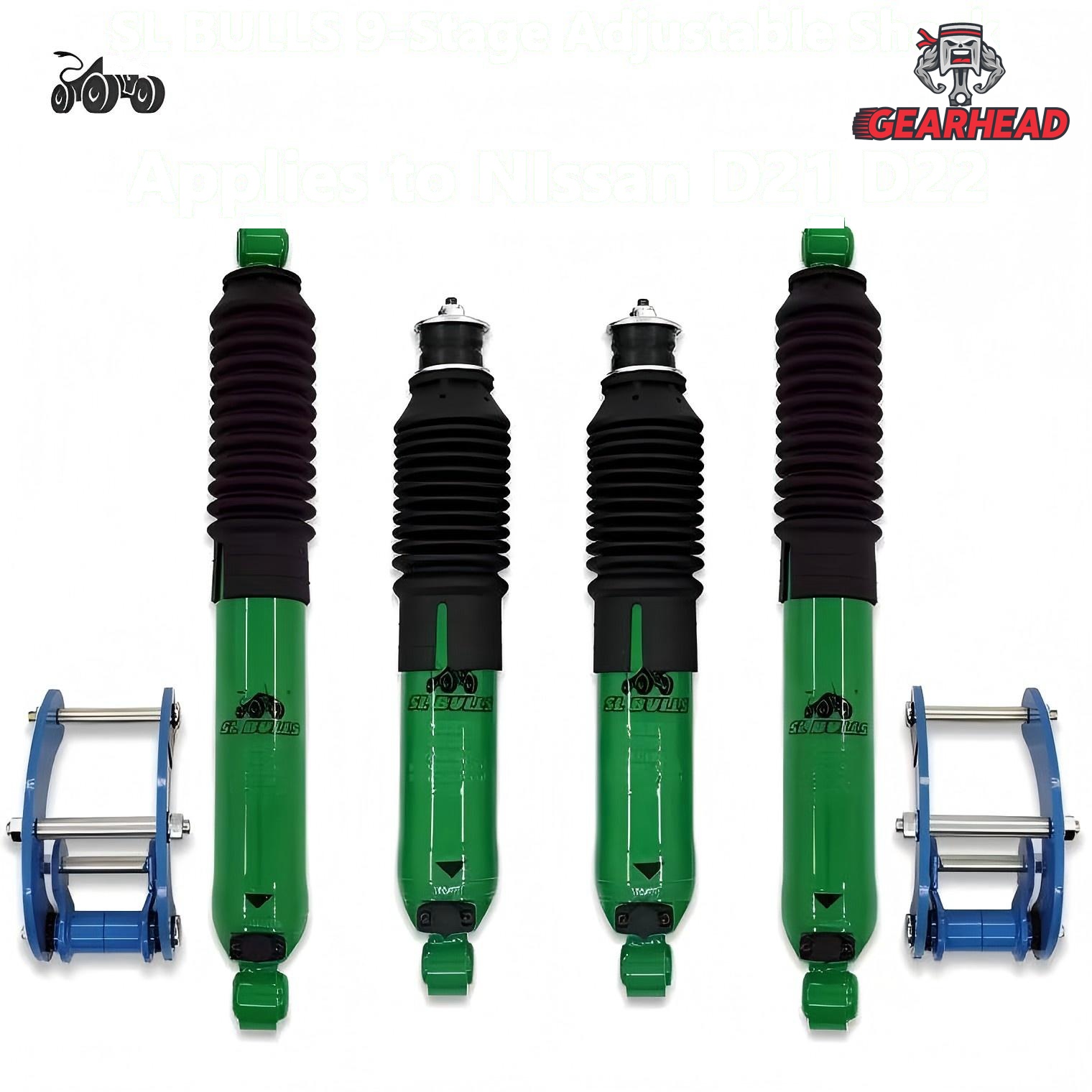Nissan D21 (Hardbody) / D22 (Navara/Frontier) STR 9000 series adjustable suspension lift kit