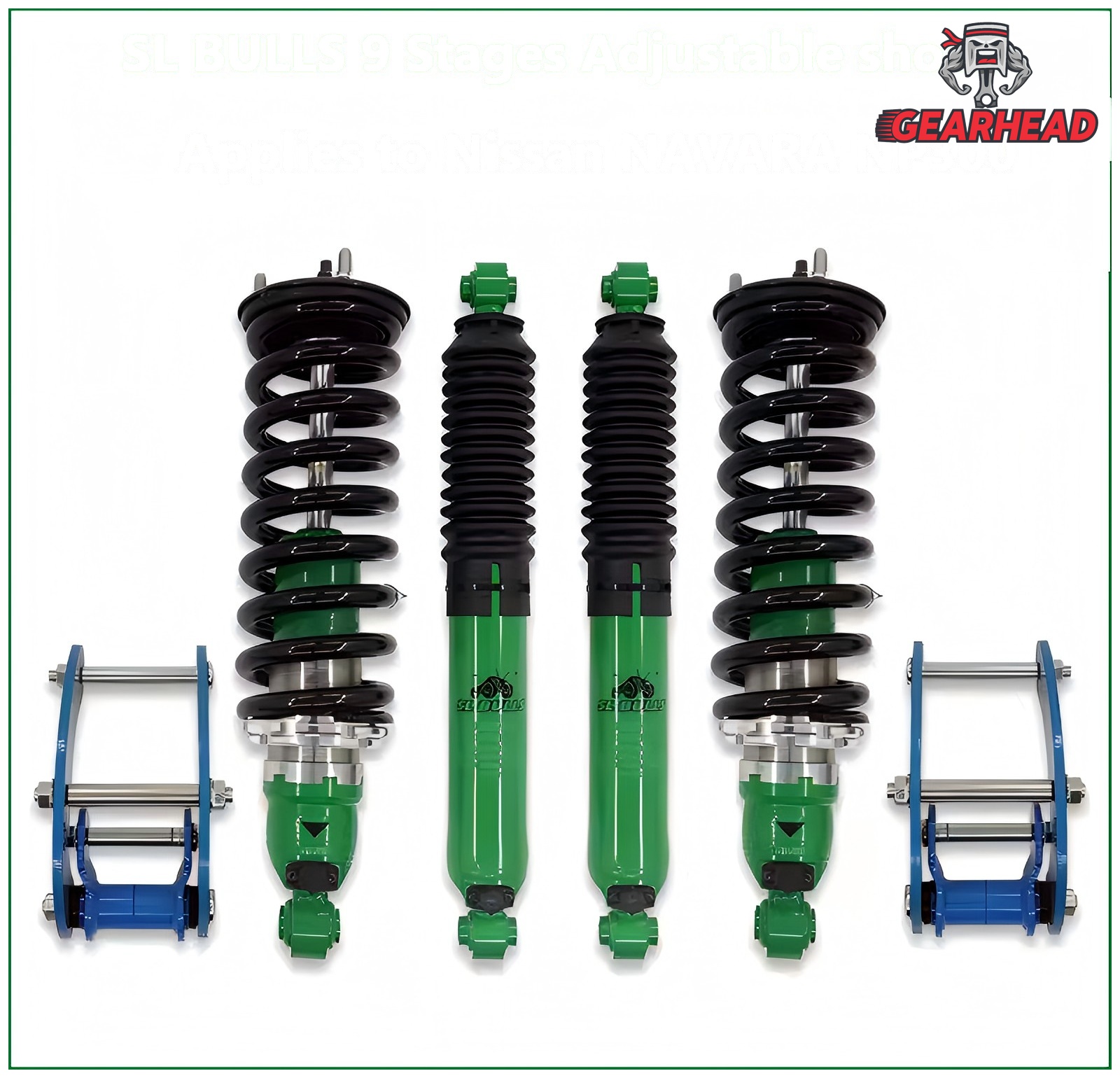 Nissan Navara NP300 (D23) 2015+ (NAVARA NP300 kit) STR 9000 series adjustable suspension lift kit