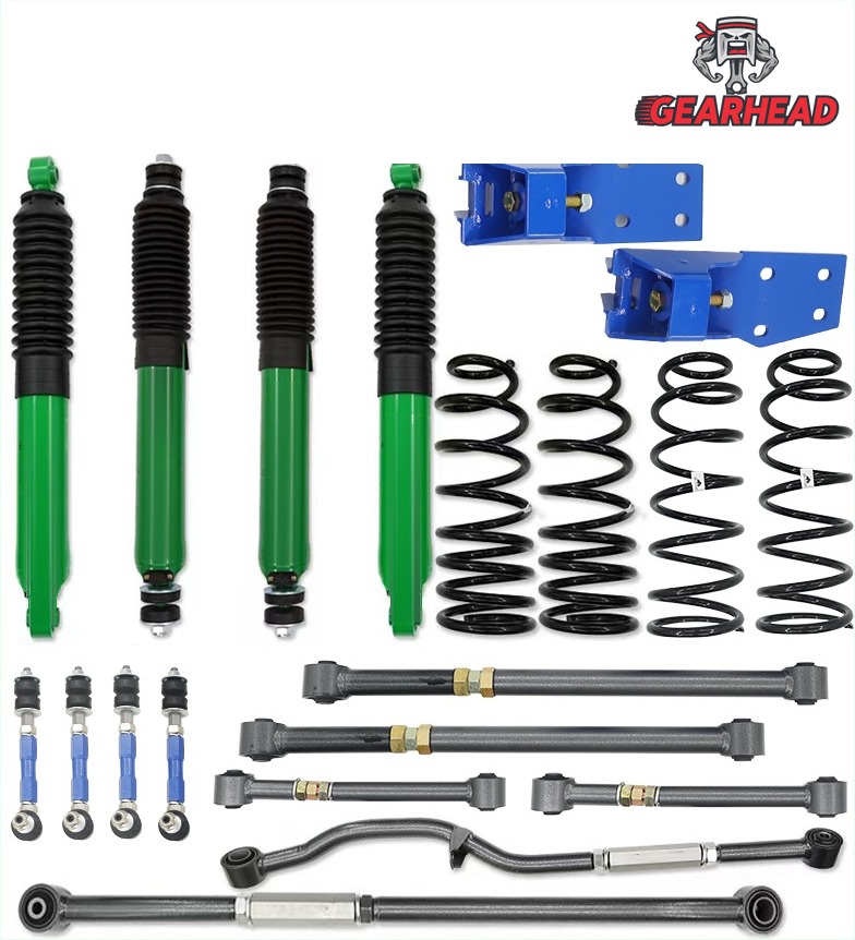Nissan Patrol Y60 (full kit) / Patrol Y61 STR 9000 series adjustable suspension lift kit